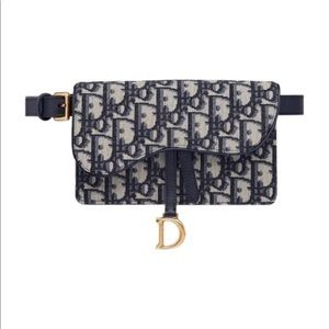 Christian Dior Oblique Saddle Belt Bag